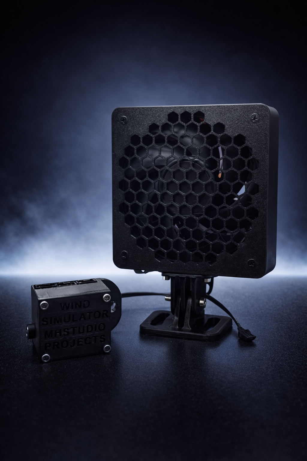 Complete Windsimulator Set – Plug & Play (Incl. 2× 120mm Fans)