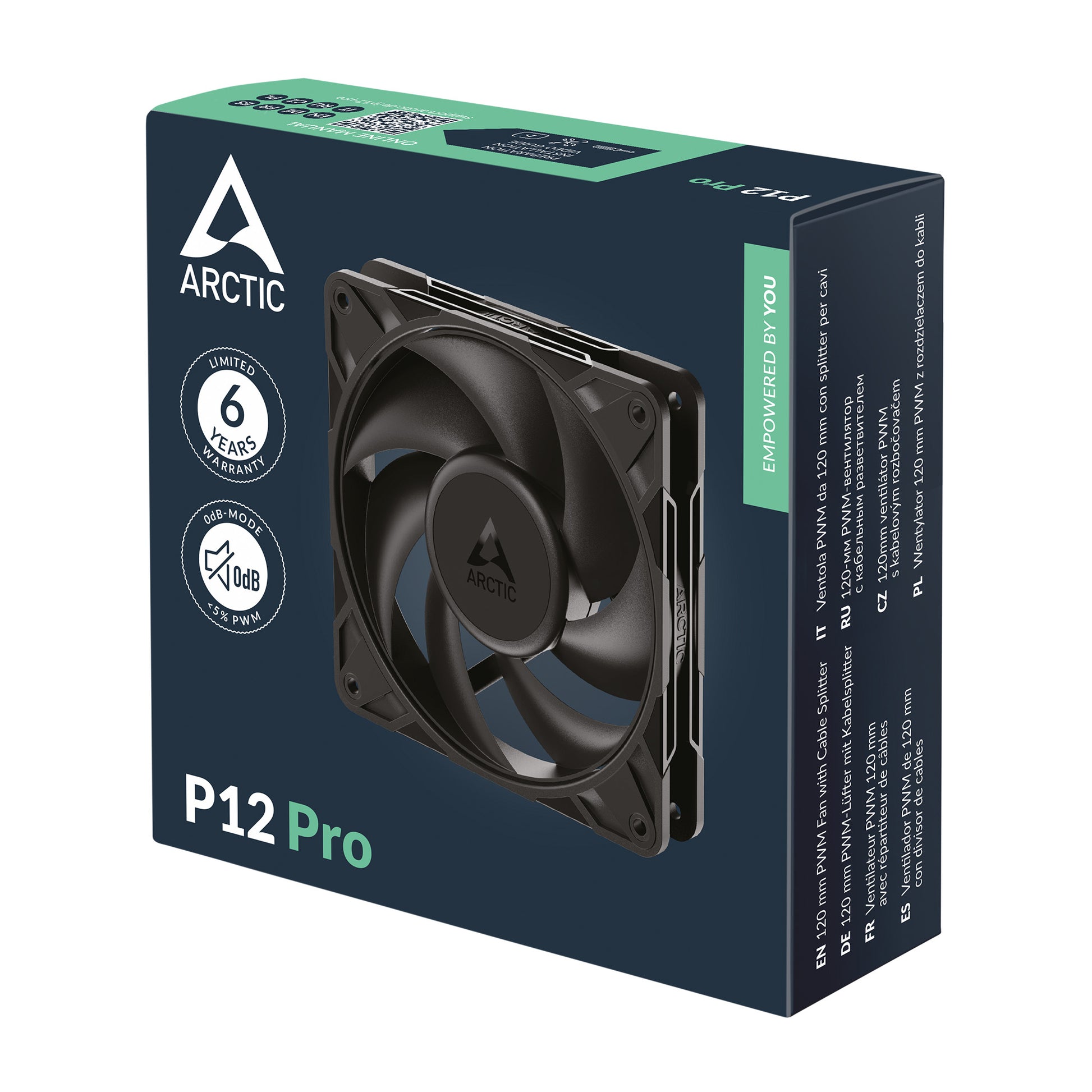 Arctic P12 Pro – verpakking
